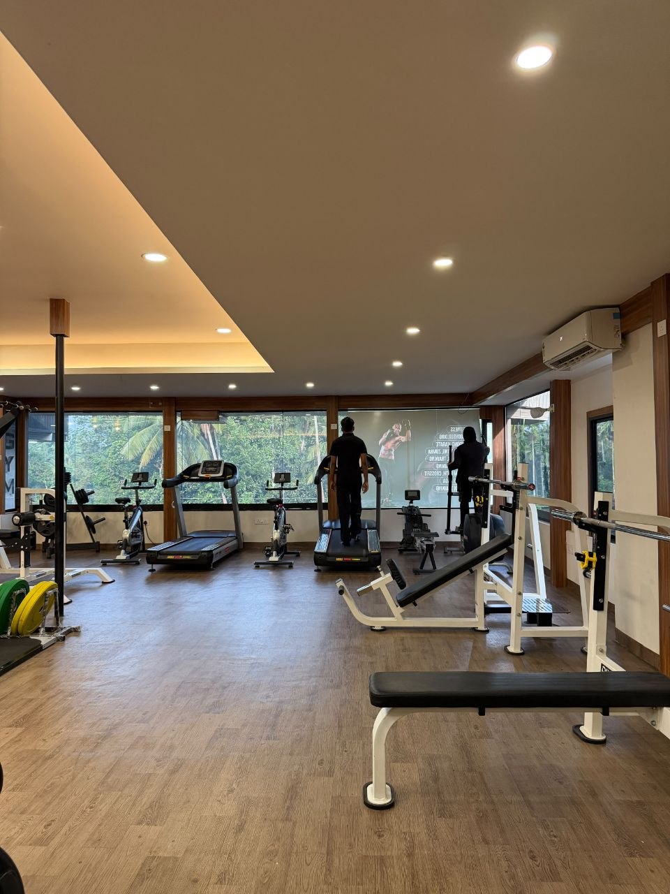 Inside Liger Fitness Chelavoor - training area and premium equipment
