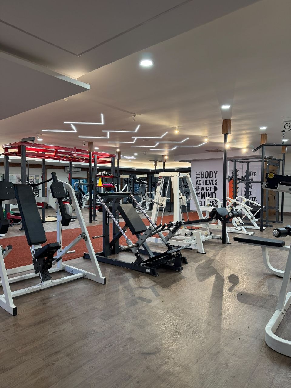 Inside Liger Fitness Chelavoor - training area and premium equipment