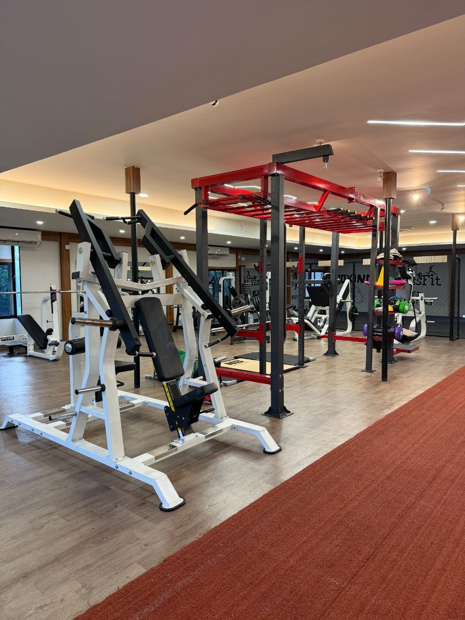 Inside Liger Fitness Chelavoor - training area and premium equipment